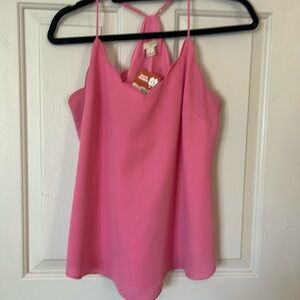 J Crew pink tank top